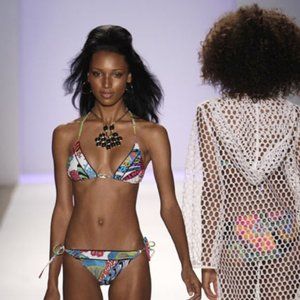 NWT Mercedes-Benz Fashion Week Swim 2011 Trina Turk cruise collection bikini